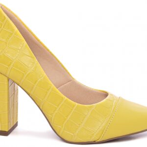 Sapato Scarpin amarela 4